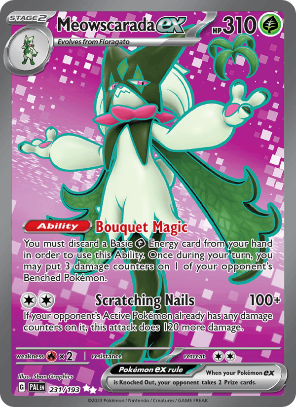 Meowscarada ex 231/193 - Paldea Evolved - foto 1