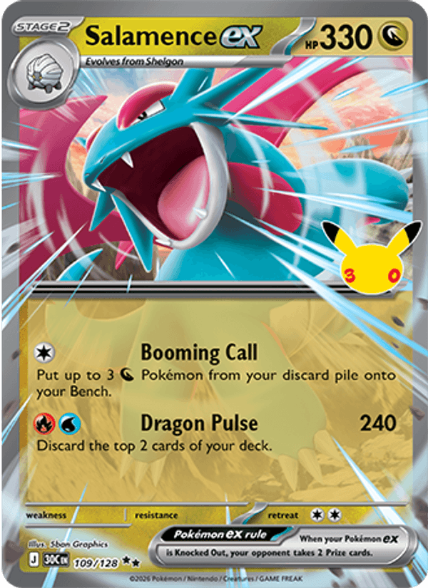 Salamence ex 109/128 - 30th Celebration - foto 1