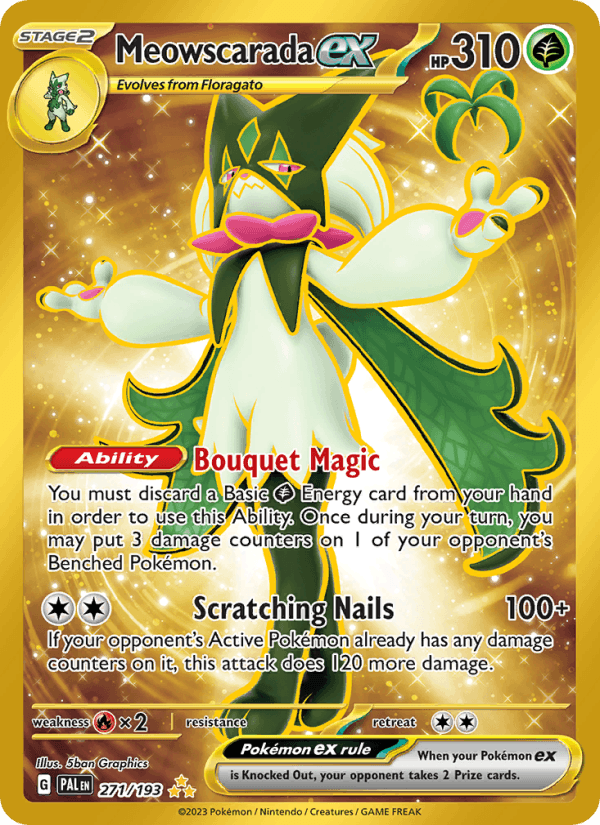 Meowscarada ex 271/193 - Paldea Evolved - foto 1