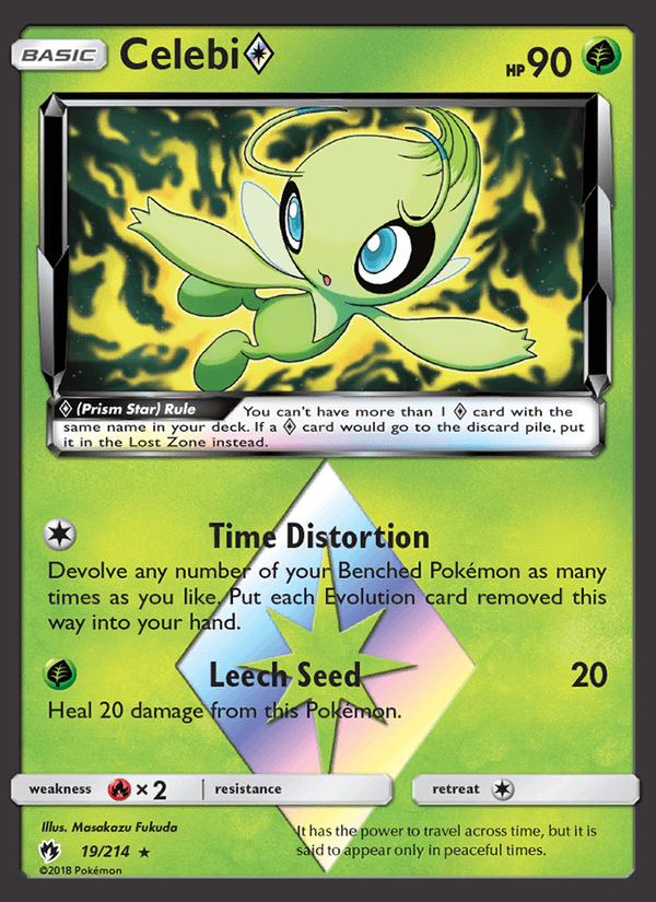 Celebi ◇ 19/214 - Lost Thunder - foto 1
