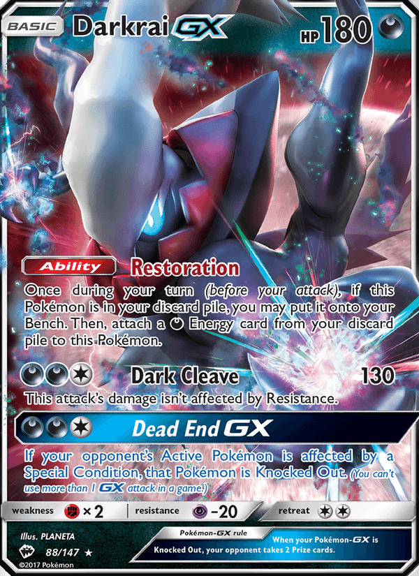 Darkrai GX 88/147 - Burning Shadows - foto 1