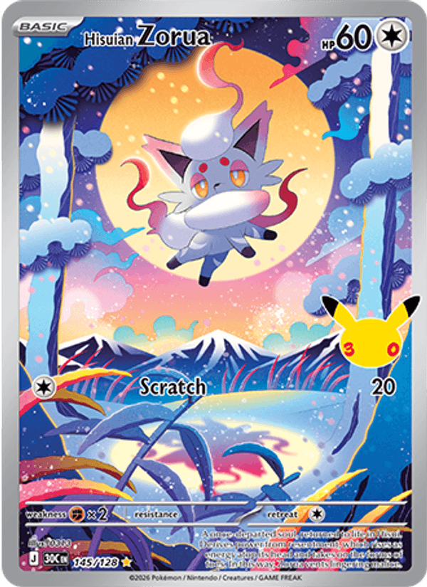 Hisuian Zorua 145/128 - 30th Celebration - foto 1