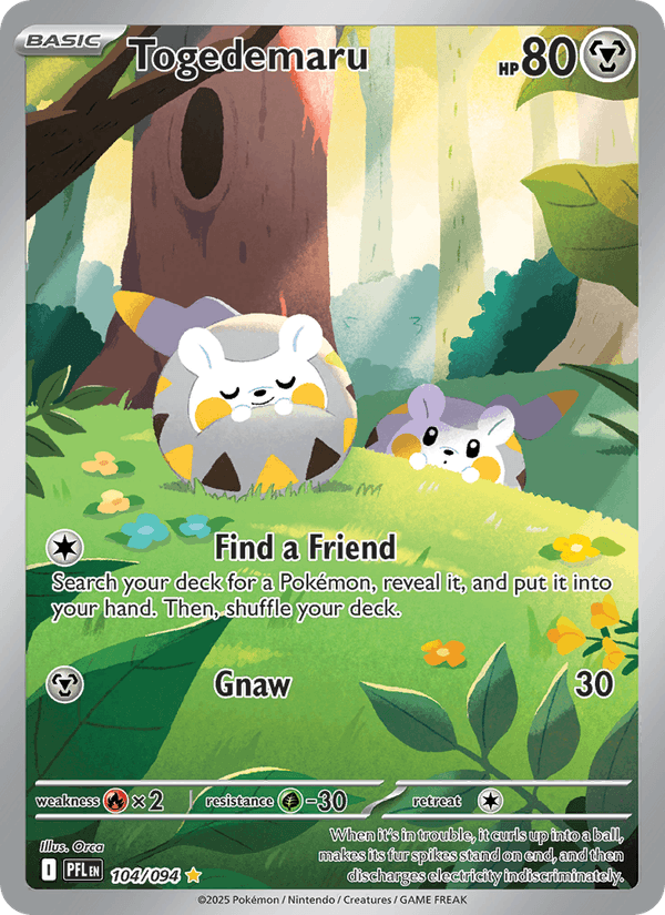 Togedemaru 104/94 - Phantasmal Flames - foto 1