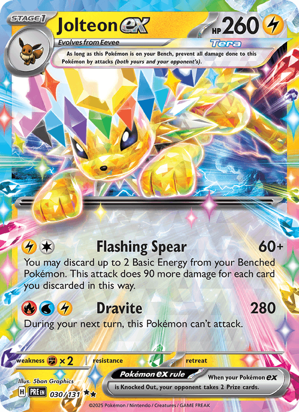 Jolteon ex 030/131 - Prismatic Evolutions - foto 1