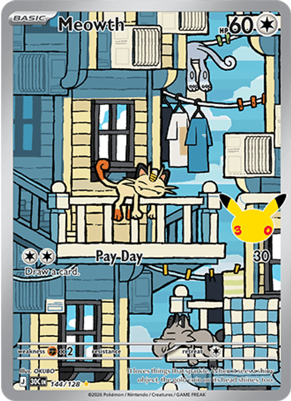 Meowth 144/128 - 30th Celebration - foto 1