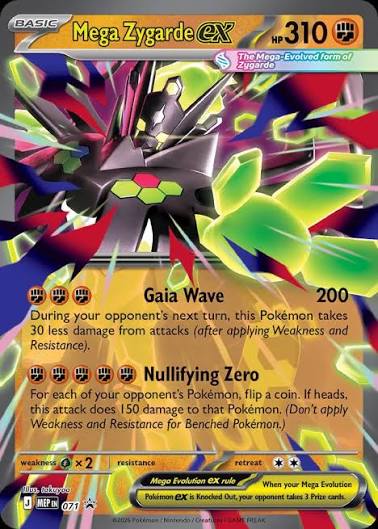 Mega Zygarde ex 071 - MEP Black Star Promos - foto 1