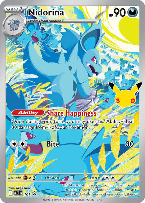 Nidorina 101 - MEP Black Star Promos
