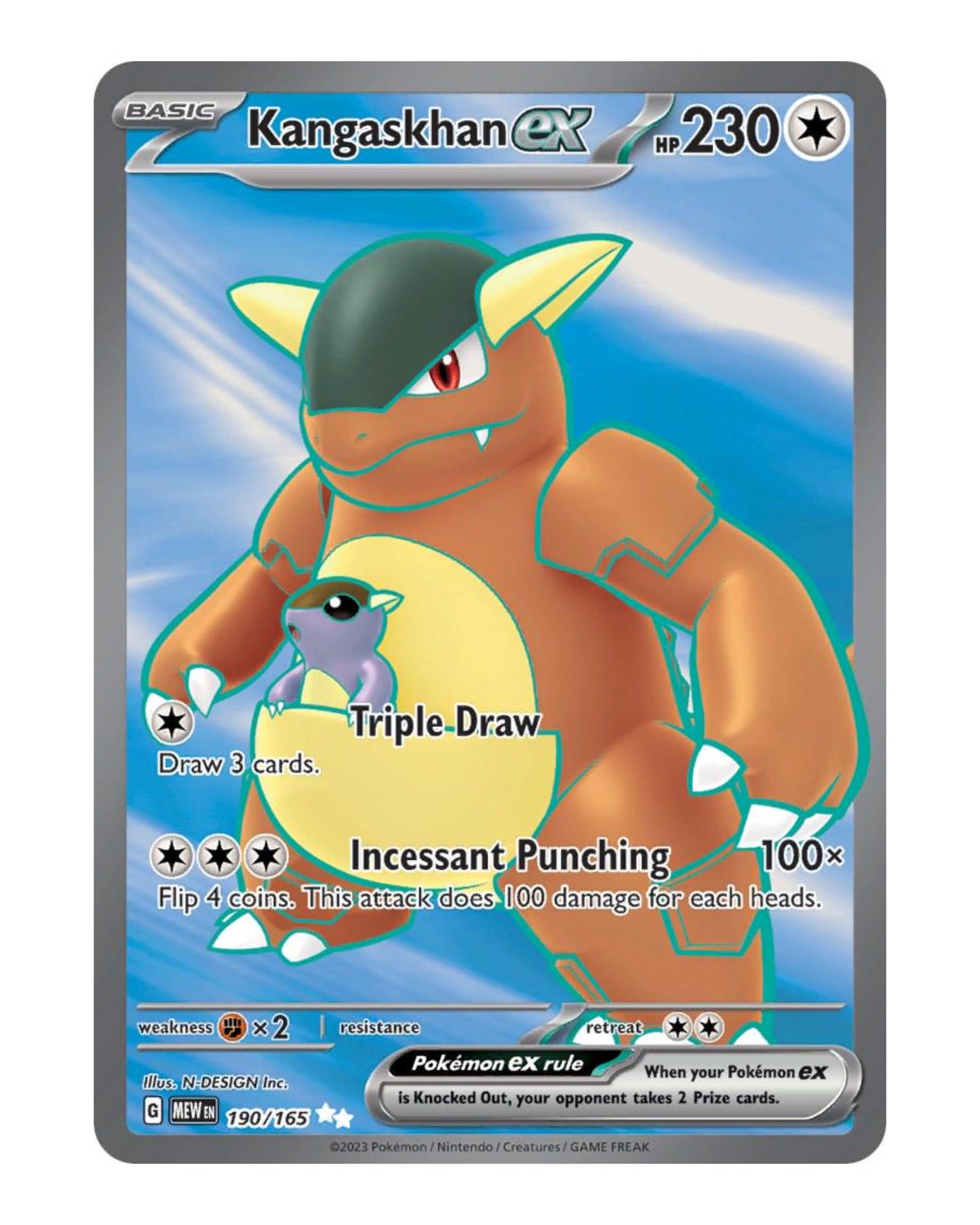 Kangaskhan Ex 190/186