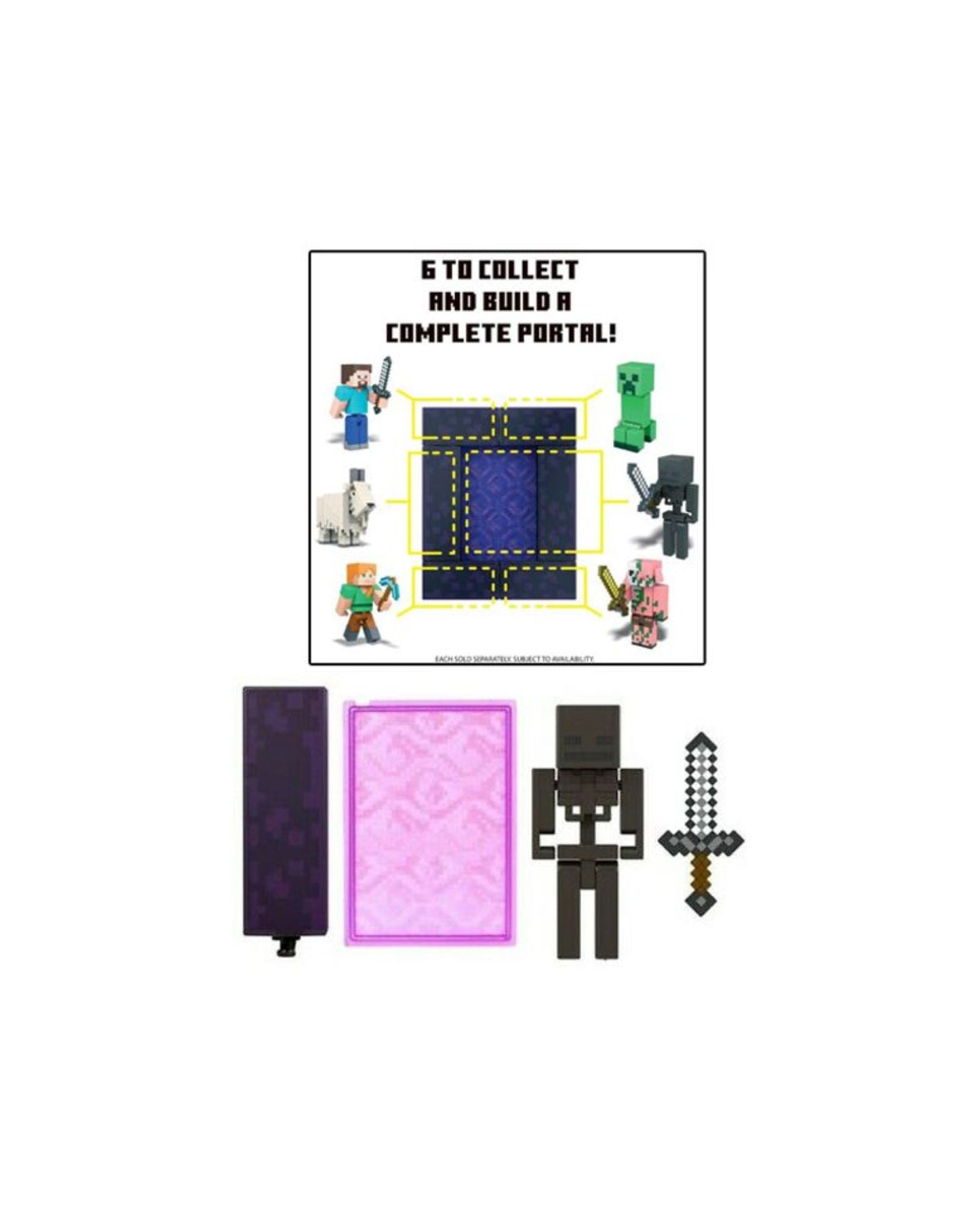 Minecraft Build a Portal - Wither Skeleton Mini Figure